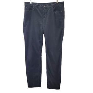 Gap Womens Corduroy Pants Legging Jean Size 31/12 Solid Black Casual Stretch